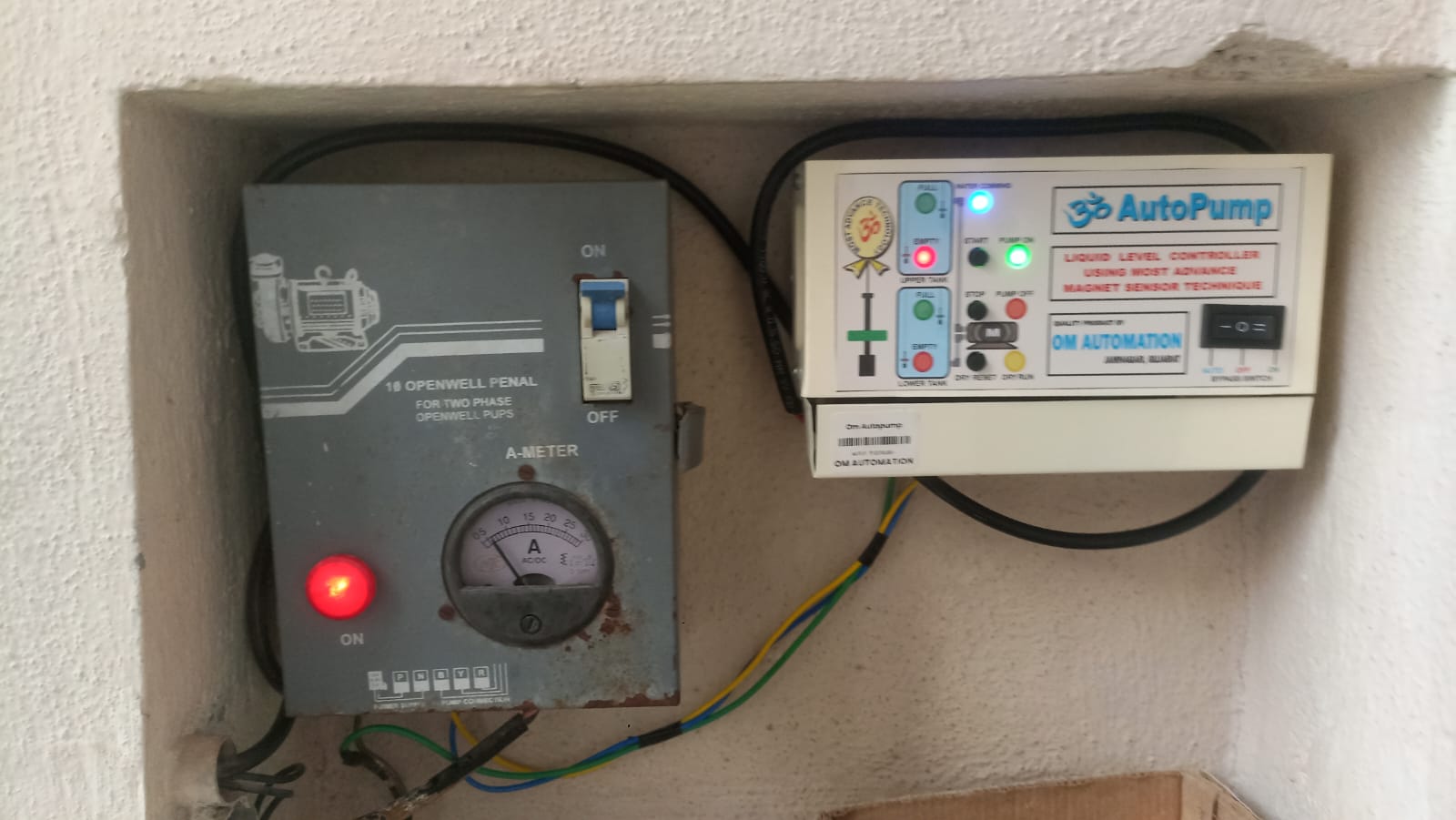 Om Autopump  - Fully Automatic Water Level Controller and Indicator With Magnetic Sensor photo review