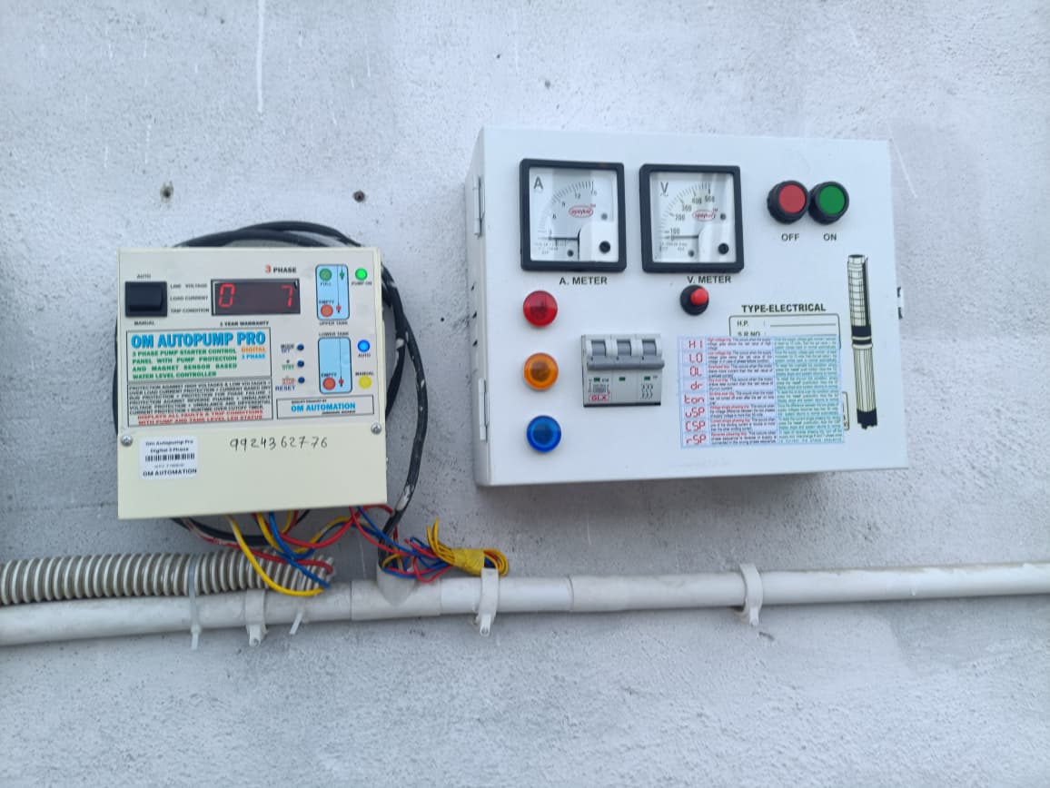 Fully Automatic Water Level Controller  Om Autopump 3 Phase Starter Panel with Pump Protection + Water Level Controller photo review