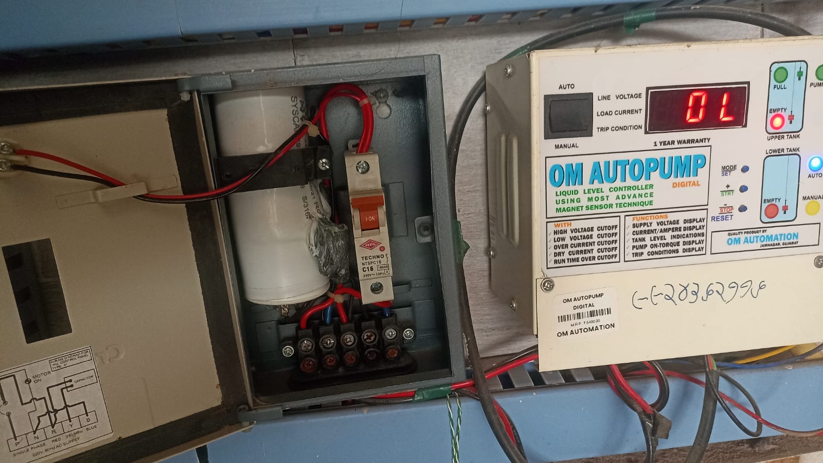 Om Autopump Digital - Fully Automatic Digital Water Level Controller and Indicator with Magnetic Sensor photo review