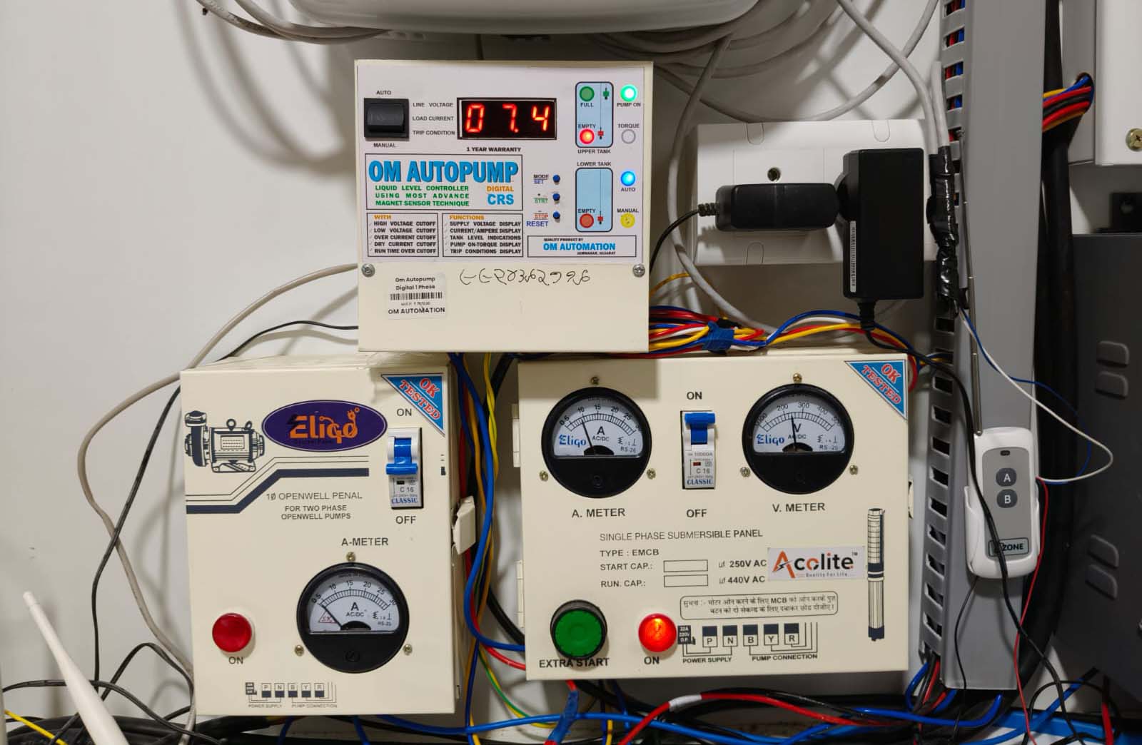 Om Autopump Digital - Fully Automatic Digital Water Level Controller and Indicator with Magnetic Sensor photo review