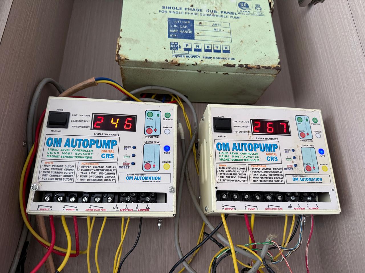 Om Autopump Digital - Fully Automatic Digital Water Level Controller and Indicator with Magnetic Sensor photo review